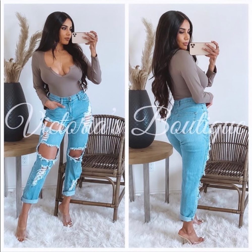 Cute distressed jeans